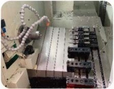 Tipo de banda de cama inclinada Máquina de girar torno CNC FANUC Sj-46p