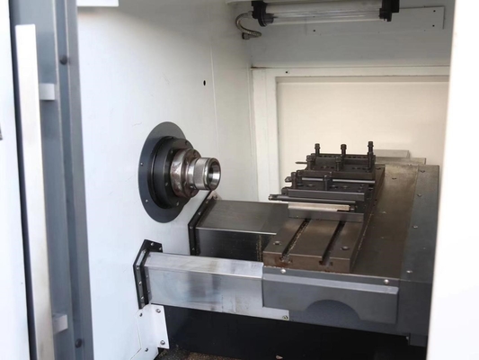 La máquina de girar CNC Hx30 de cama plana horizontal pequeña personalizable para demandas personalizadas